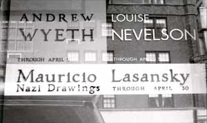 Wyeth, Nevelson, Lasansky show